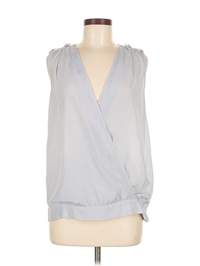Pre-owned Banana Republic Factory Store Sleeveless Blouse In Gray