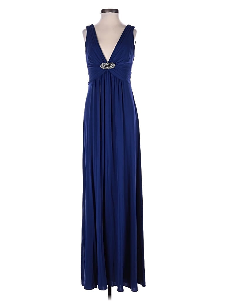 Pre-owned Bcbgmaxazria Cocktail Dress In Blue