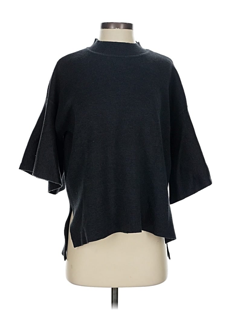 Pre-owned Sunday In Brooklyn Poncho In Black