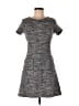 Ann Taylor LOFT Tweed Gray Casual Dress Size 0 - photo 1