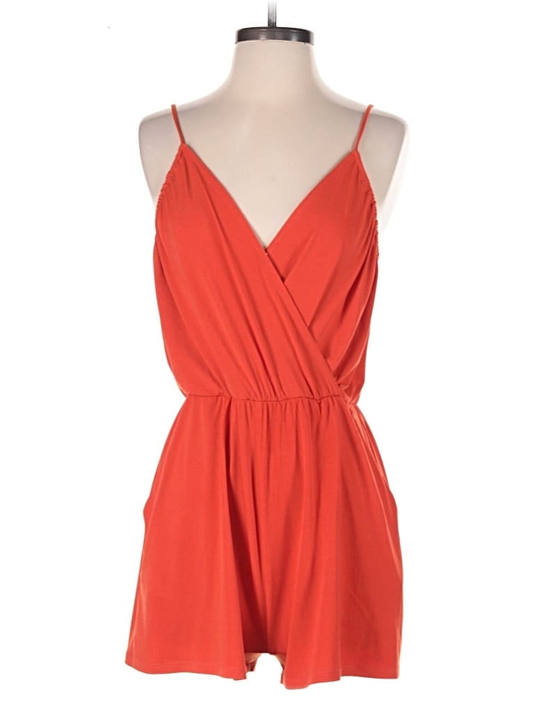 Pre-owned Bcbgeneration Romper In Red