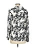 The Limited Outlet 100% Polyester Ivory Silver Long Sleeve Blouse Size M - photo 2
