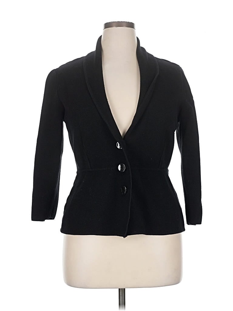 Pre-owned Alfani Cardigan Sweater In Black