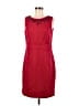 Ellen Tracy 100% Polyester Red Cocktail Dress Size 8 - photo 1