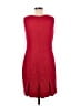 Ellen Tracy 100% Polyester Red Cocktail Dress Size 8 - photo 2