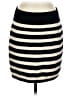 A New Day Stripes Black Casual Skirt Size S - photo 1