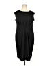 Talbots Solid Black Cocktail Dress Size 2X - photo 1