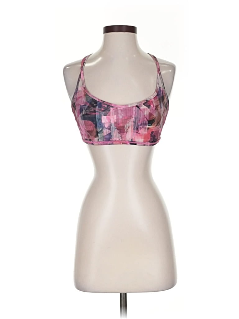 Pre-owned Lululemon Athletica Tank Top Pink Halter Neckline Tops