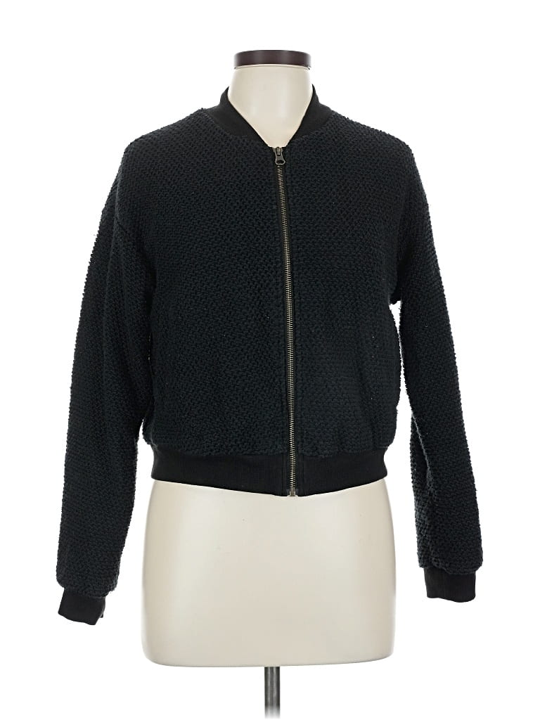 Pre-owned Marine Layer Cardigan Sweater In Black