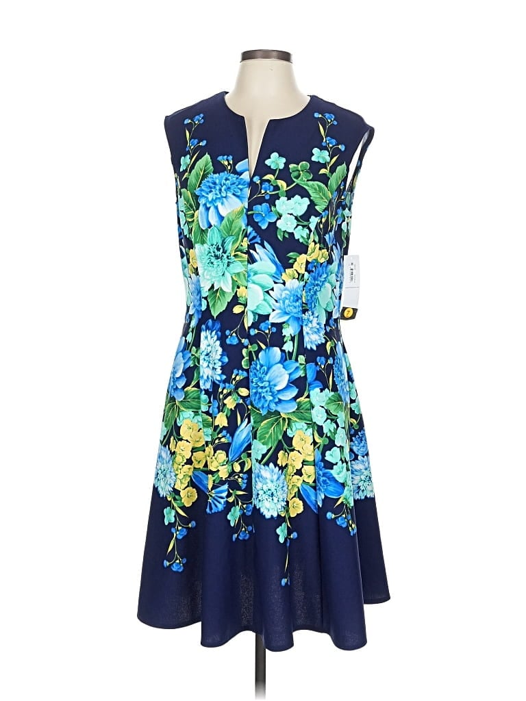 Pre-owned London Times Cocktail Dress In Blue