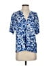 Gerard Darel Blue Short Sleeve Blouse Size XS (1) - photo 1