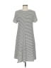Old Navy Chevron-herringbone Gray Ivory Casual Dress Size M - photo 2