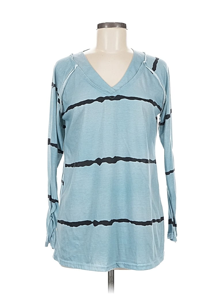 Pre-owned Assorted Brands Long Sleeve T-shirt In Blue