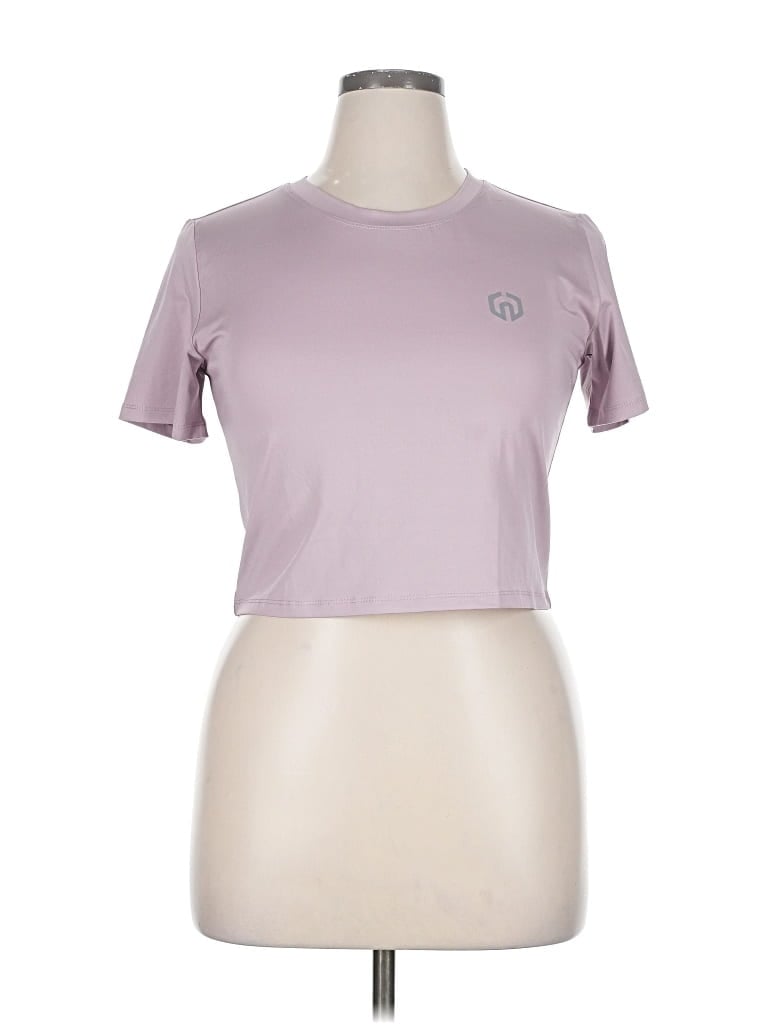 Pre-owned Unbranded Active T-shirt In Purple