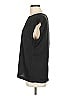 ECI 100% Polyester Black Short Sleeve Blouse Size L - photo 5