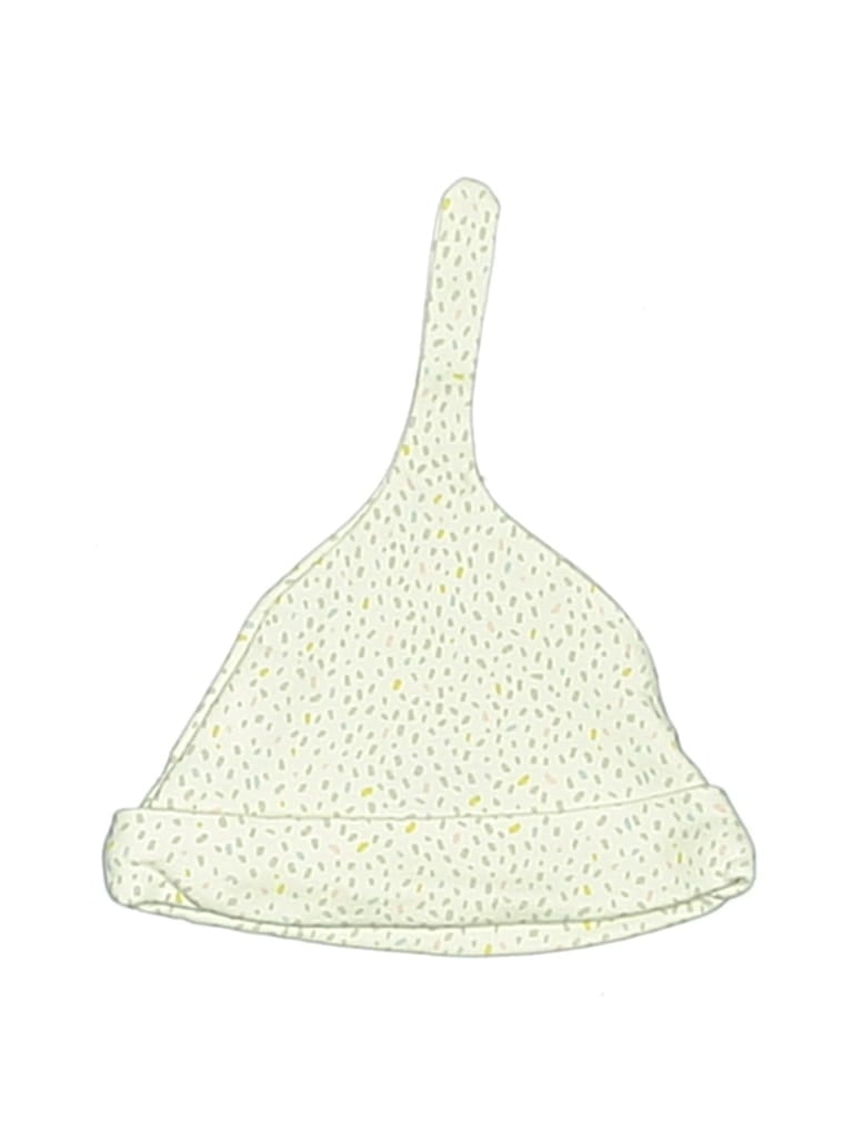 Pre-owned Pehr Babies' Beanie Hat In White