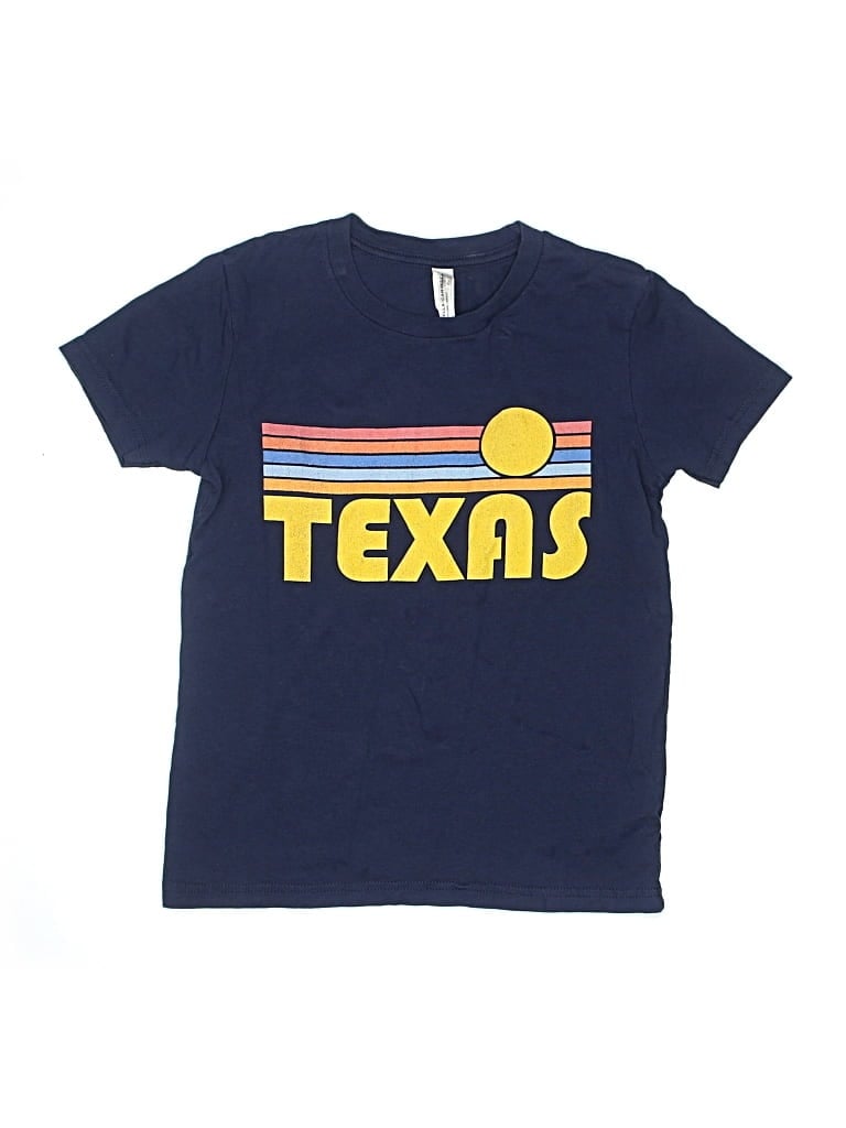 Pre-owned Bella+canvas Kids' Short Sleeve T-shirt In Blue