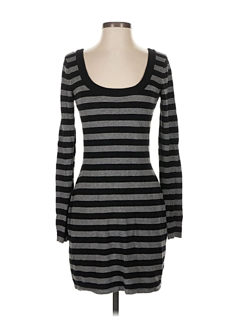 Pre-owned Express Casual Dress In Gray