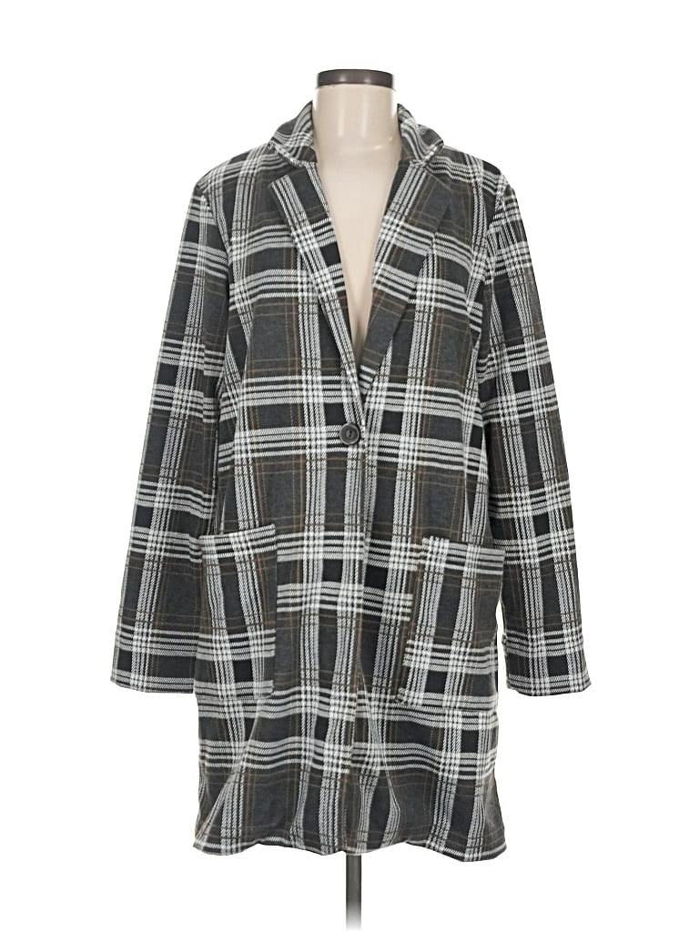 Pre-owned Philosophy Republic Clothing Coat In Gray