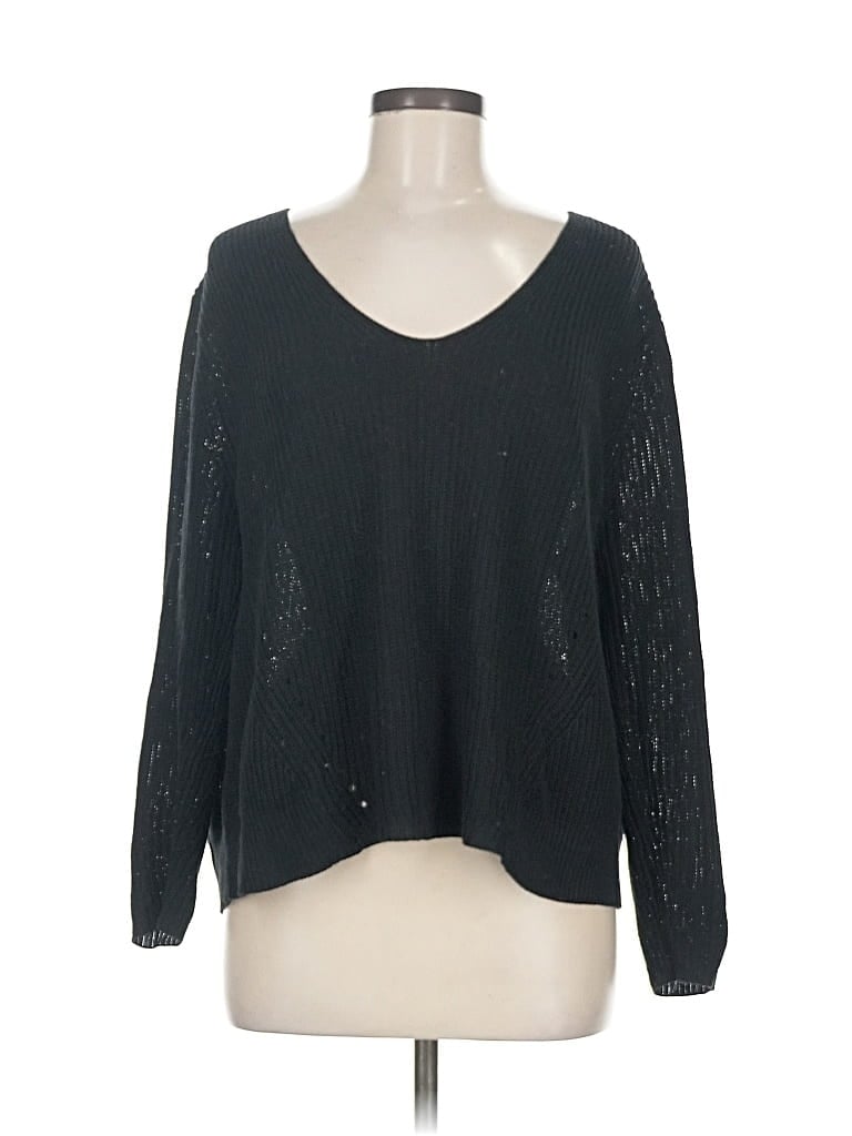 Pre-owned Azalea Pullover Sweater In Black