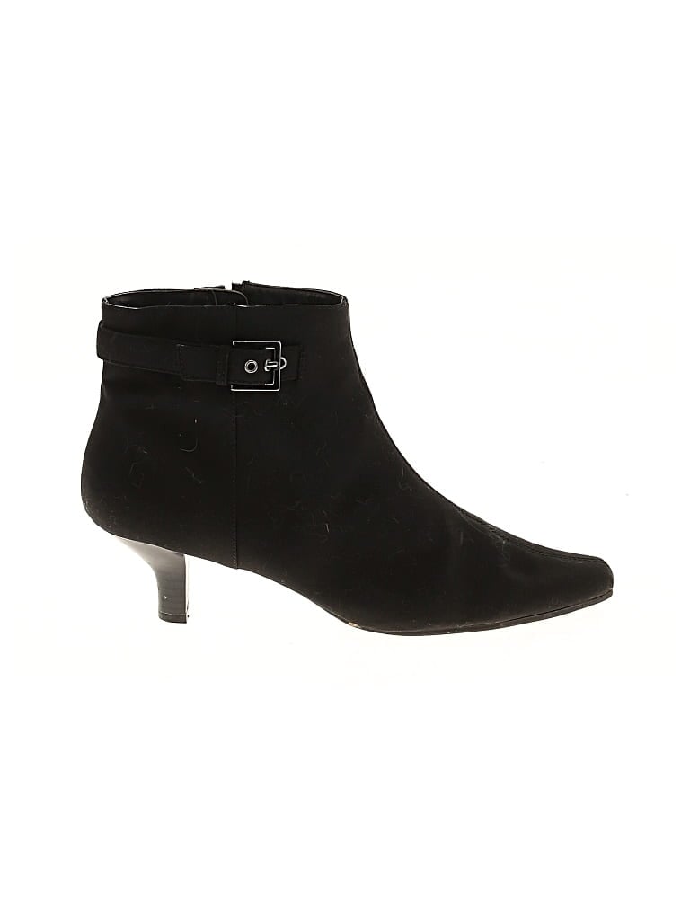 Pre-owned Assorted Brands Ankle Boots In Black