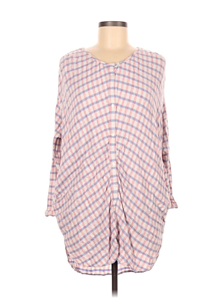 Pre-owned Saturday Sunday 3/4 Sleeve Blouse In Pink