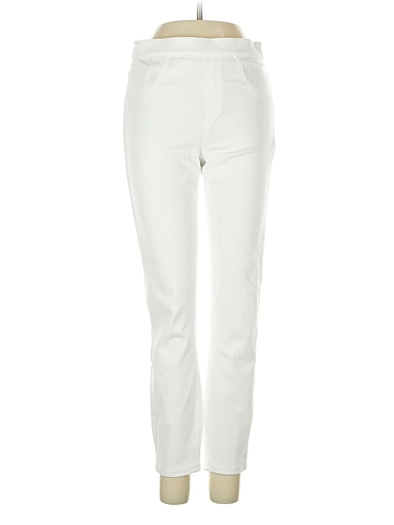 Pre-owned Spanx Jeggings In White
