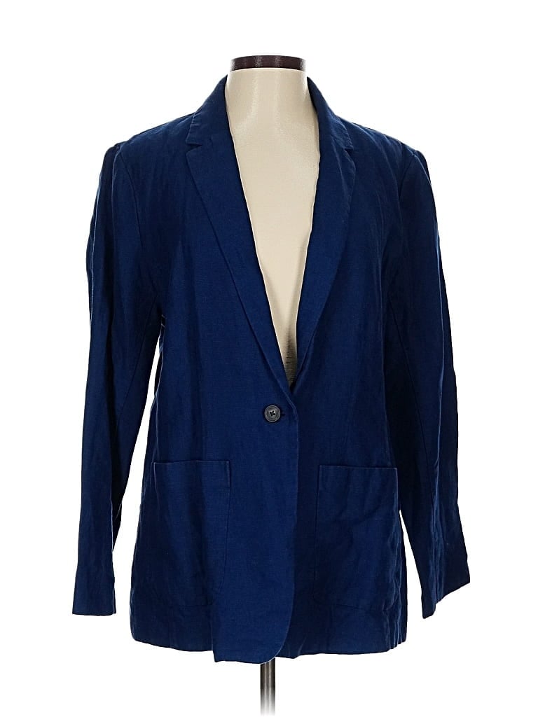 Pre-owned Old Navy Blazer Jacket In Blue