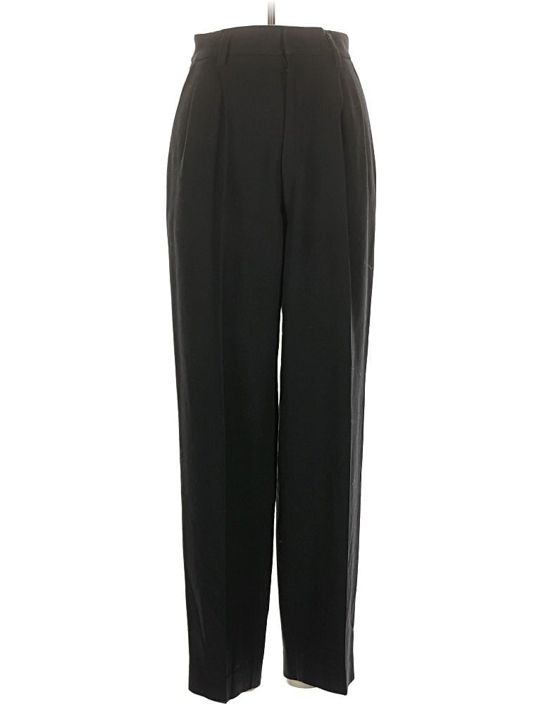 Pre-owned Linda Allard Ellen Tracy Wool Pants In Black
