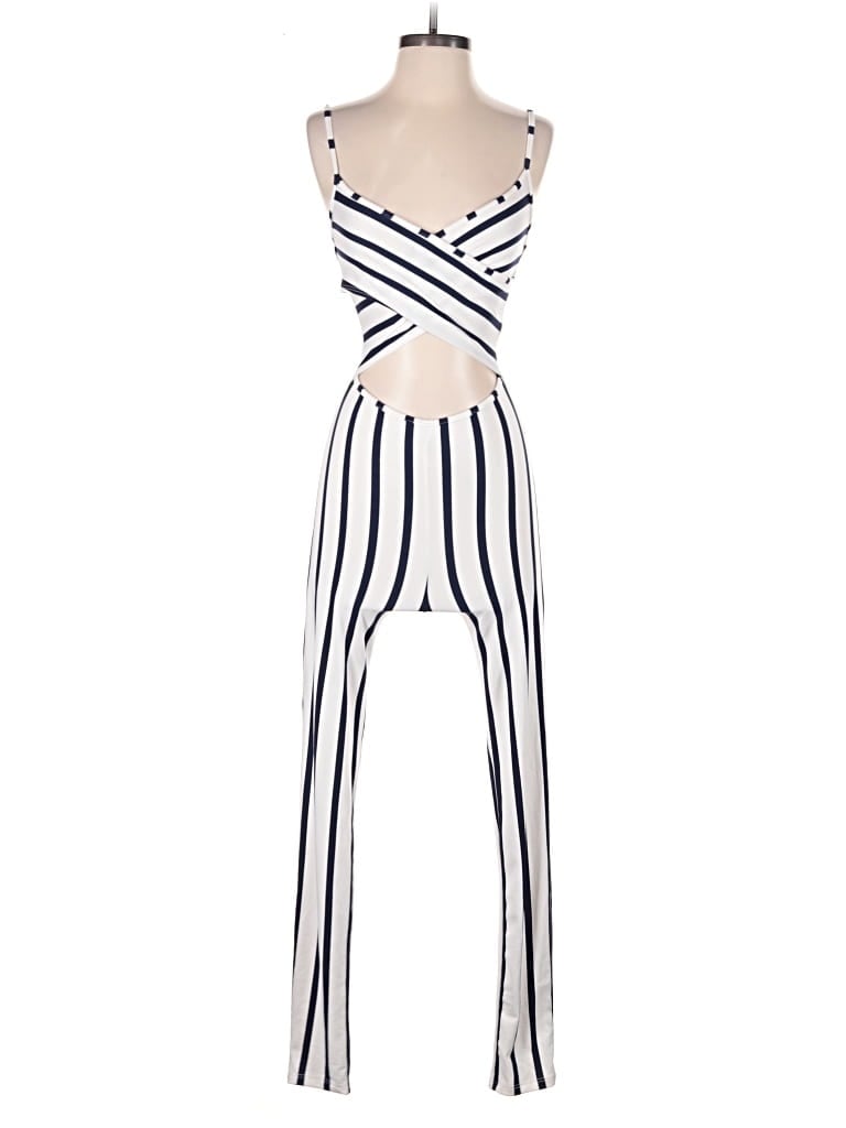 Pre-owned Junie Jumpsuit In Blue