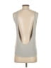 Truly Madly Deeply Gray Sleeveless T-Shirt Size XS - photo 2