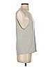 Truly Madly Deeply Gray Sleeveless T-Shirt Size XS - photo 4