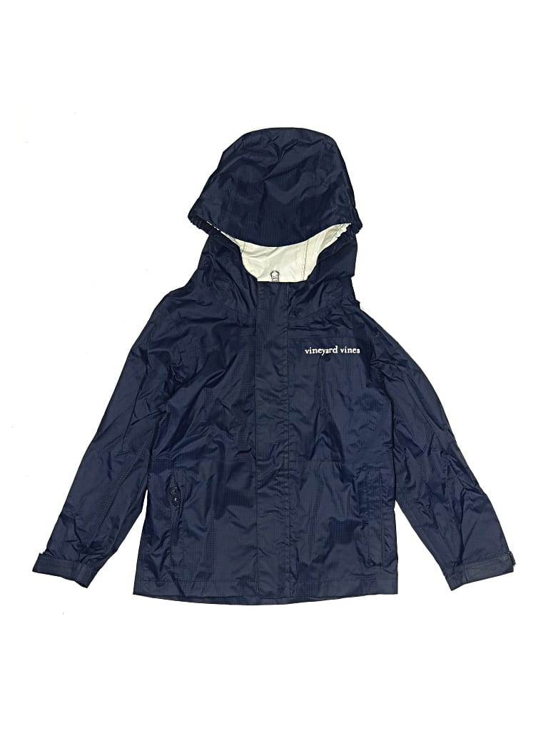 Pre-owned Vineyard Vines Kids' Windbreaker Jacket In Blue