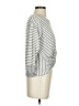 Nine 1 Eight Stripes Silver Cardigan Size S - photo 4