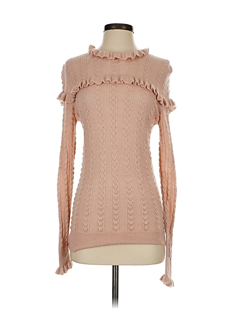 Pre-owned Slate & Willow Turtleneck Sweater In Pink