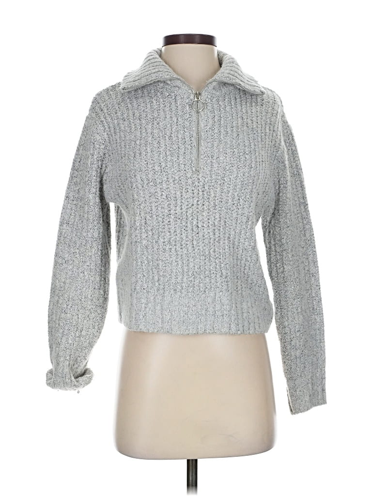 Pre-owned Sincerely Jules Pullover Sweater In Silver