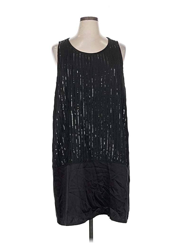 Pre-owned Eileen Fisher Cocktail Dress In Black