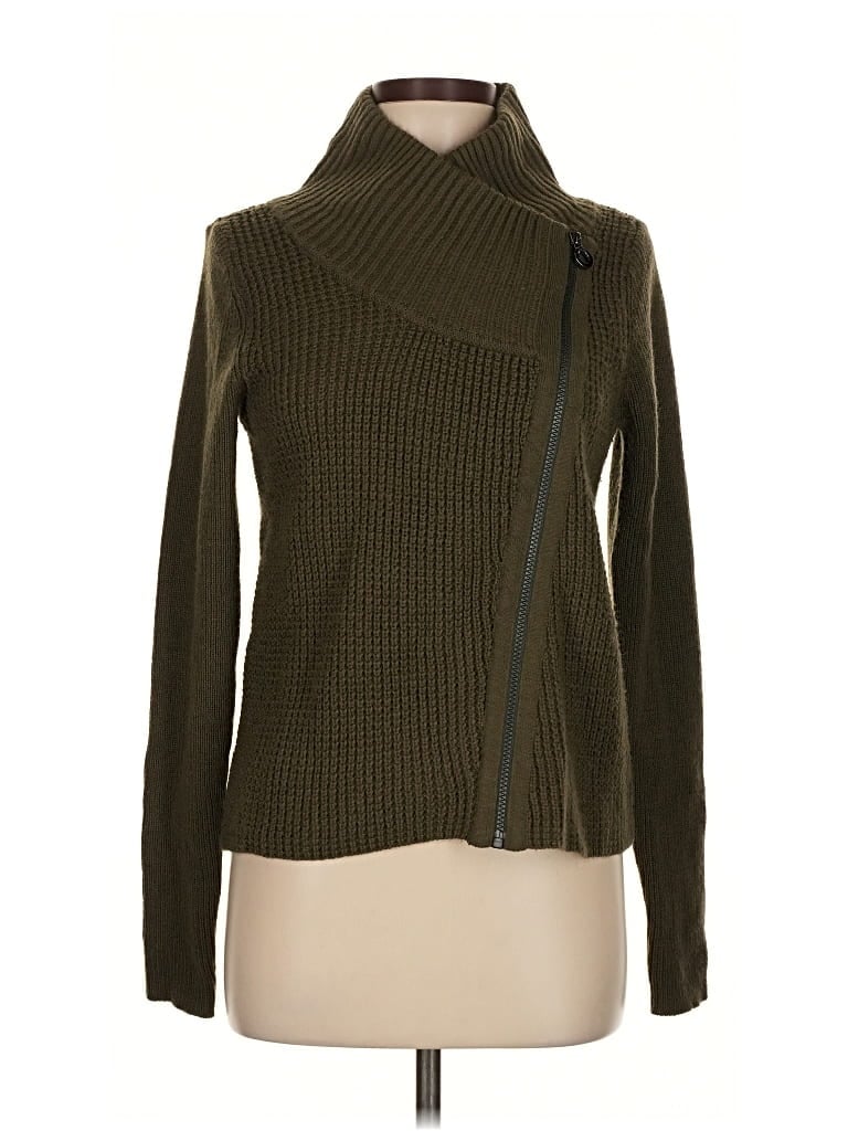 Pre-owned Lole Turtleneck Sweater In Green