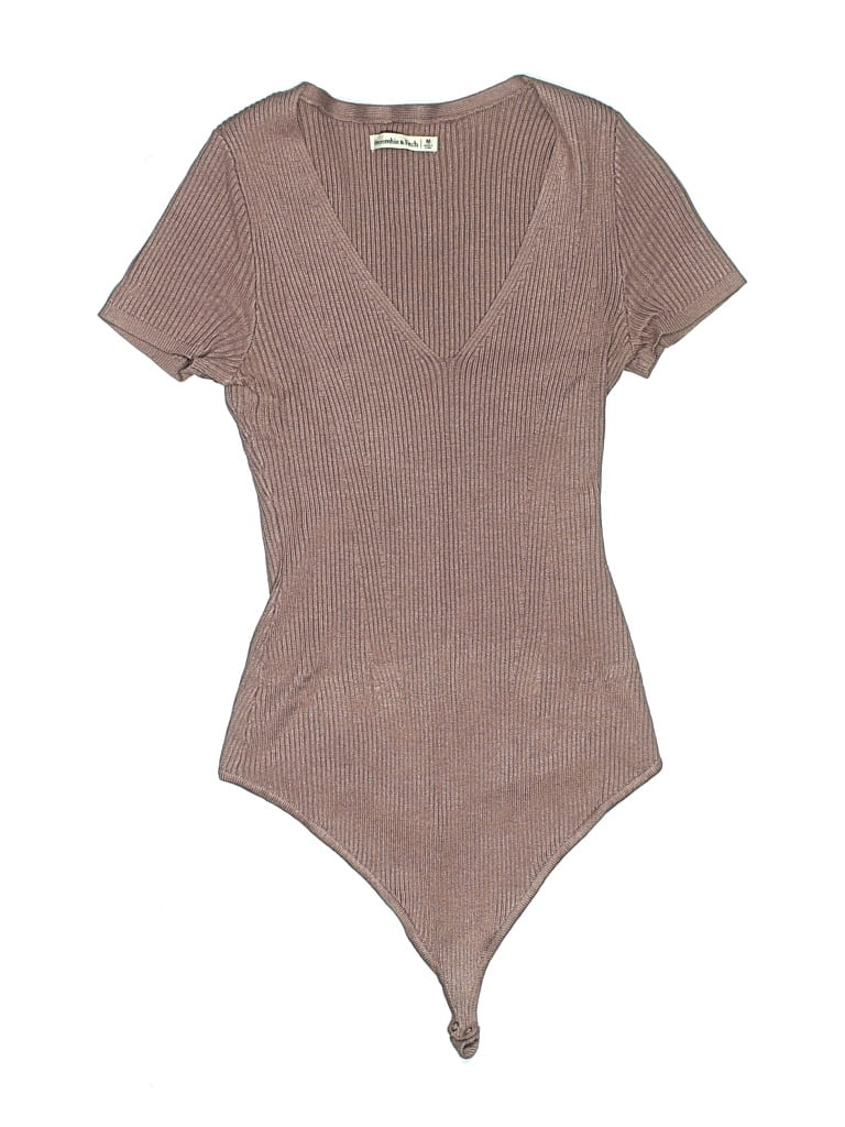 Pre-owned Abercrombie & Fitch Bodysuit In Brown