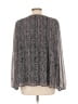 DR2 100% Polyester Gray Long Sleeve Blouse Size L - photo 2