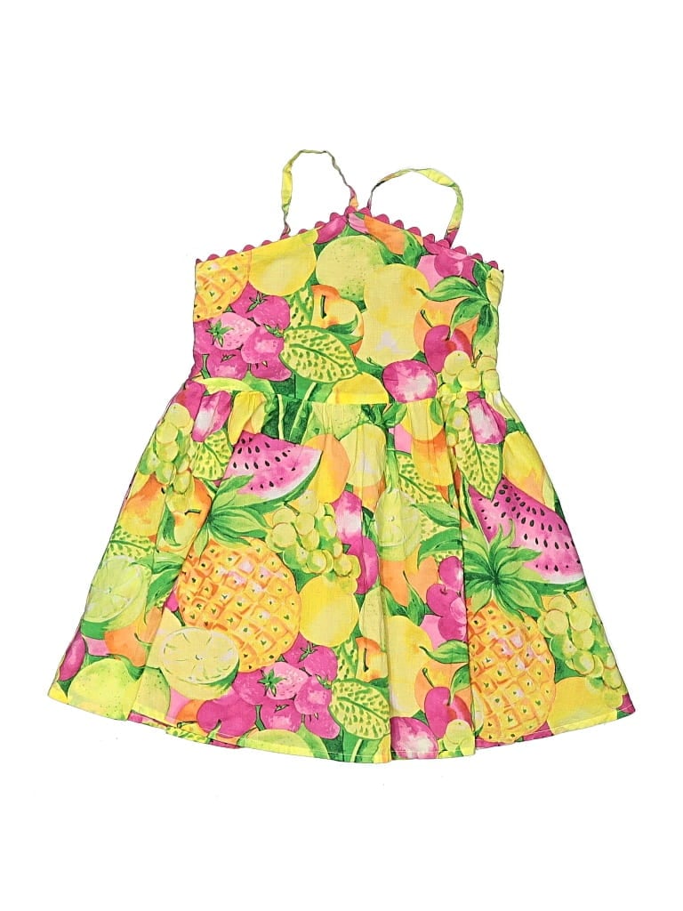 Pre-owned Janie And Jack Kids' Dress In Yellow