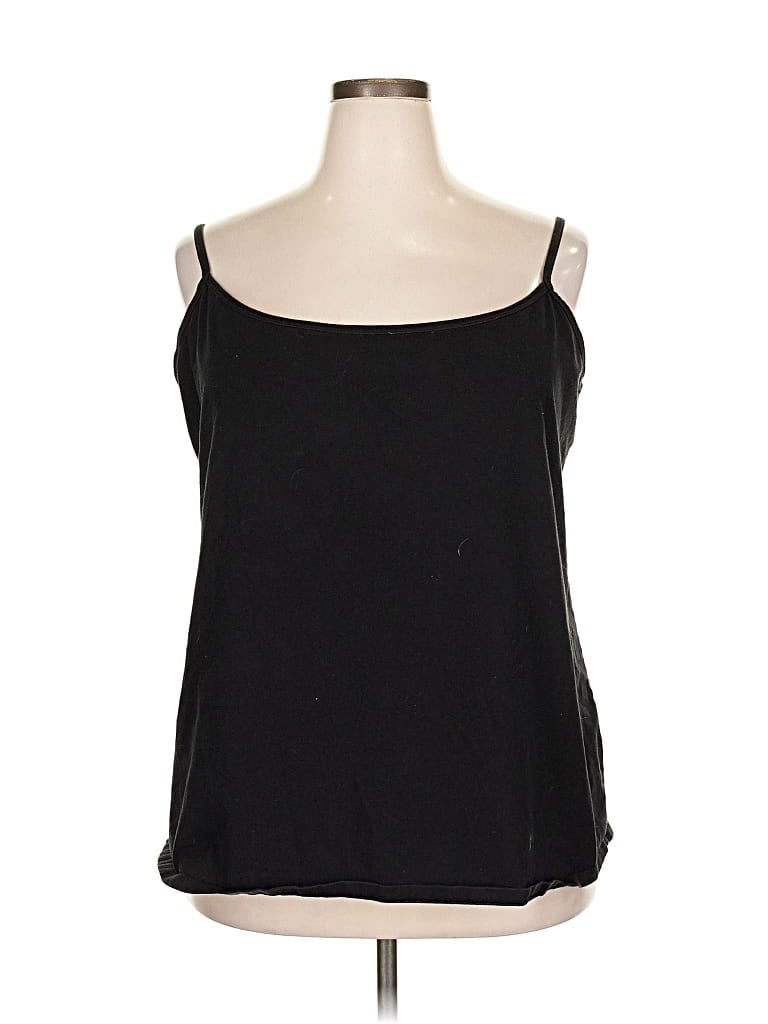 Pre-owned Lane Bryant Tank Top Black Strapless Neckline Tops