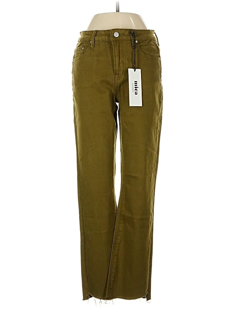 Pre-owned Mica Jeans In Green