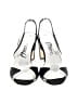 Onex Silver Black Sandals Size 7 1/2 - photo 2