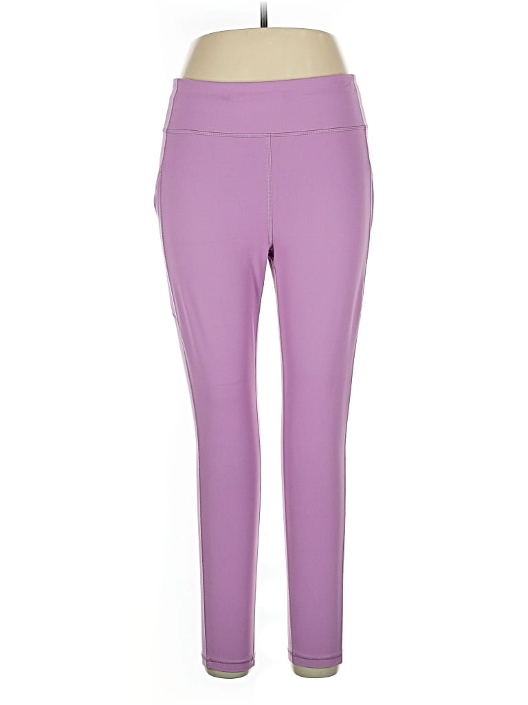 Pre-owned Lululemon Athletica Active Pants In Purple