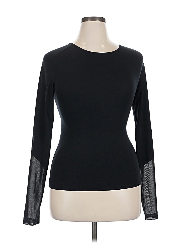 Pre-owned Nike 3/4 Sleeve T-shirt In Black