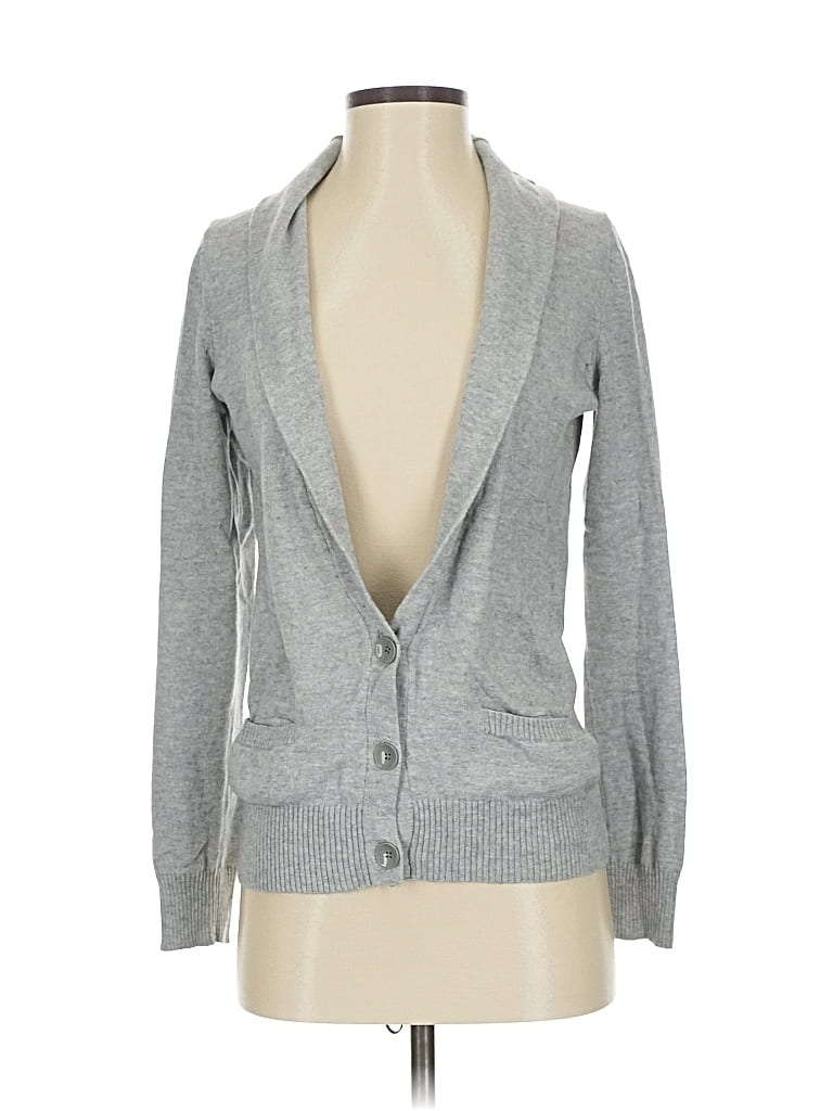 Pre-owned Gap Cardigan Sweater In Gray