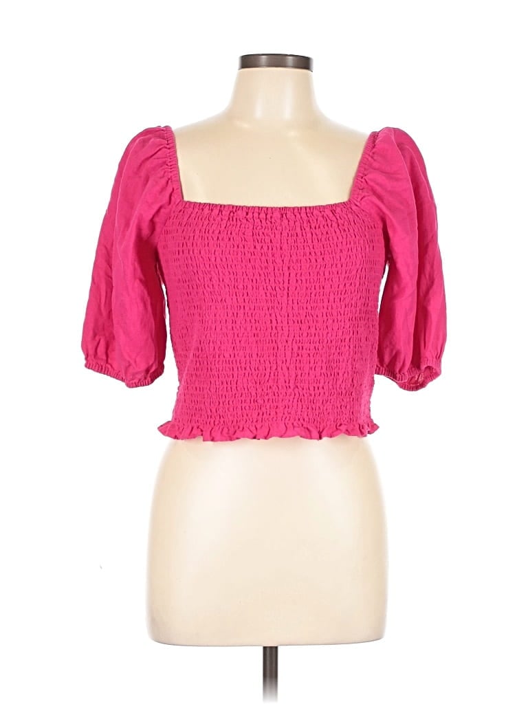 Pre-owned Universal Thread 3/4 Sleeve Blouse In Pink