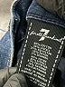 7 For All Mankind Stripes Blue Jeans Size 26 waist - photo 5