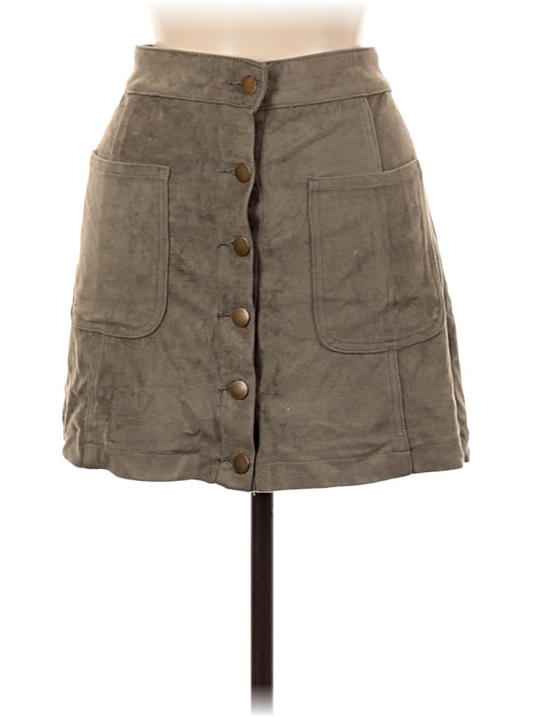 Pre-owned Altar'd State Casual Skirt In Brown